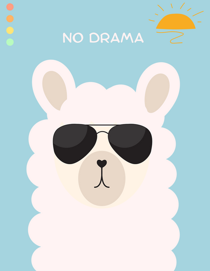 No Drama - White