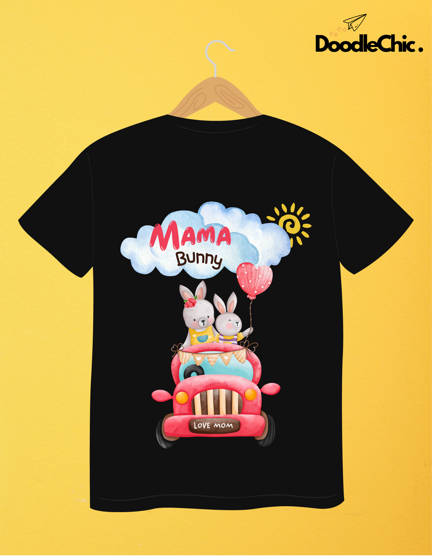 Mama Bunny Love - Black