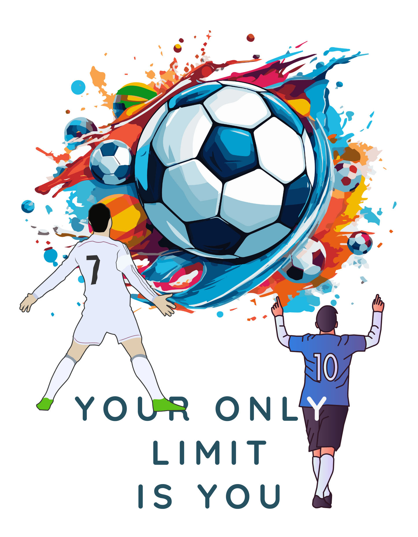 Soccer - Your Only Limit is You - White