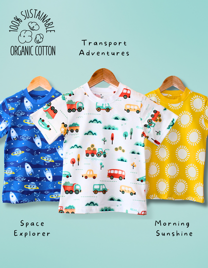 Pack of 3 - Space Explorer, Sunshine and City Adventures