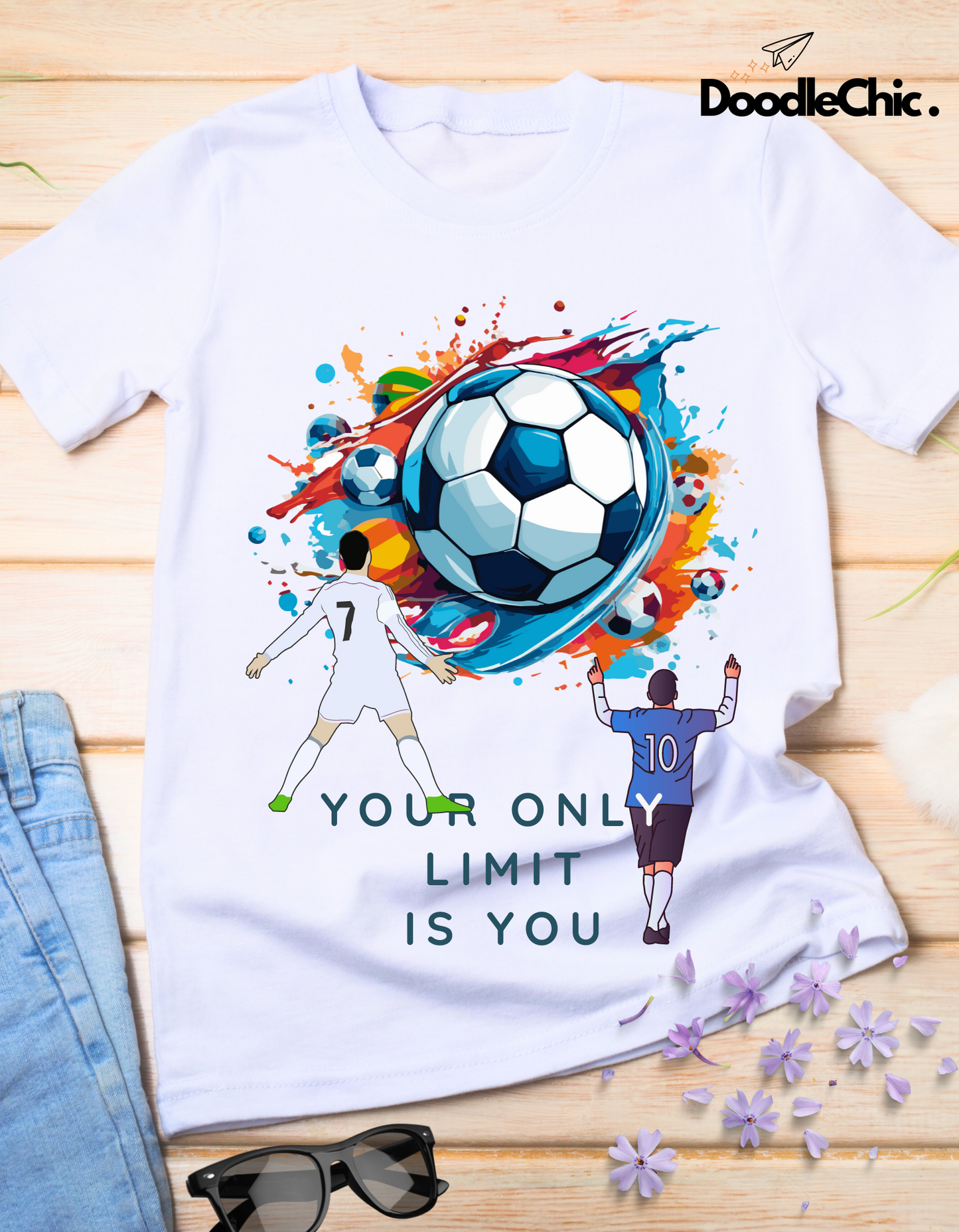 Soccer - Your Only Limit is You - White