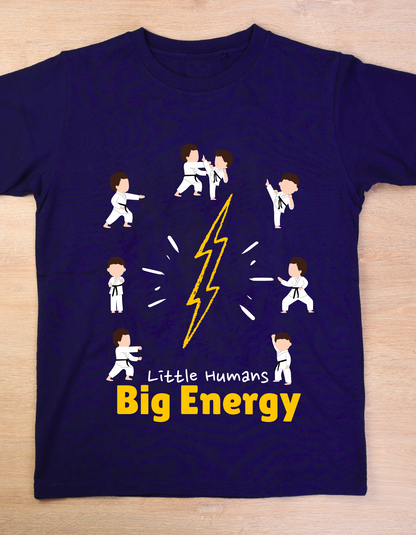 Little Humans Big Energy - Navy Blue