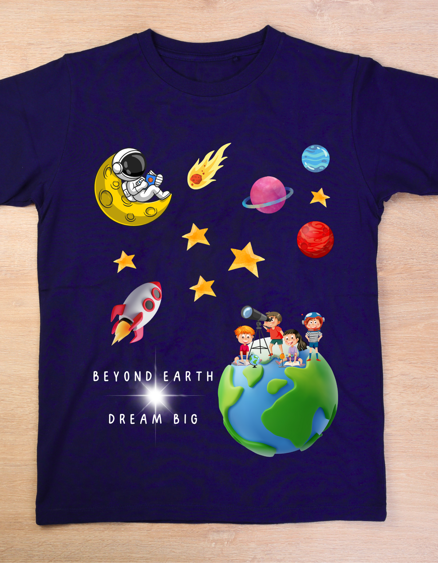 Beyond Earth Dream Big - Navy Blue
