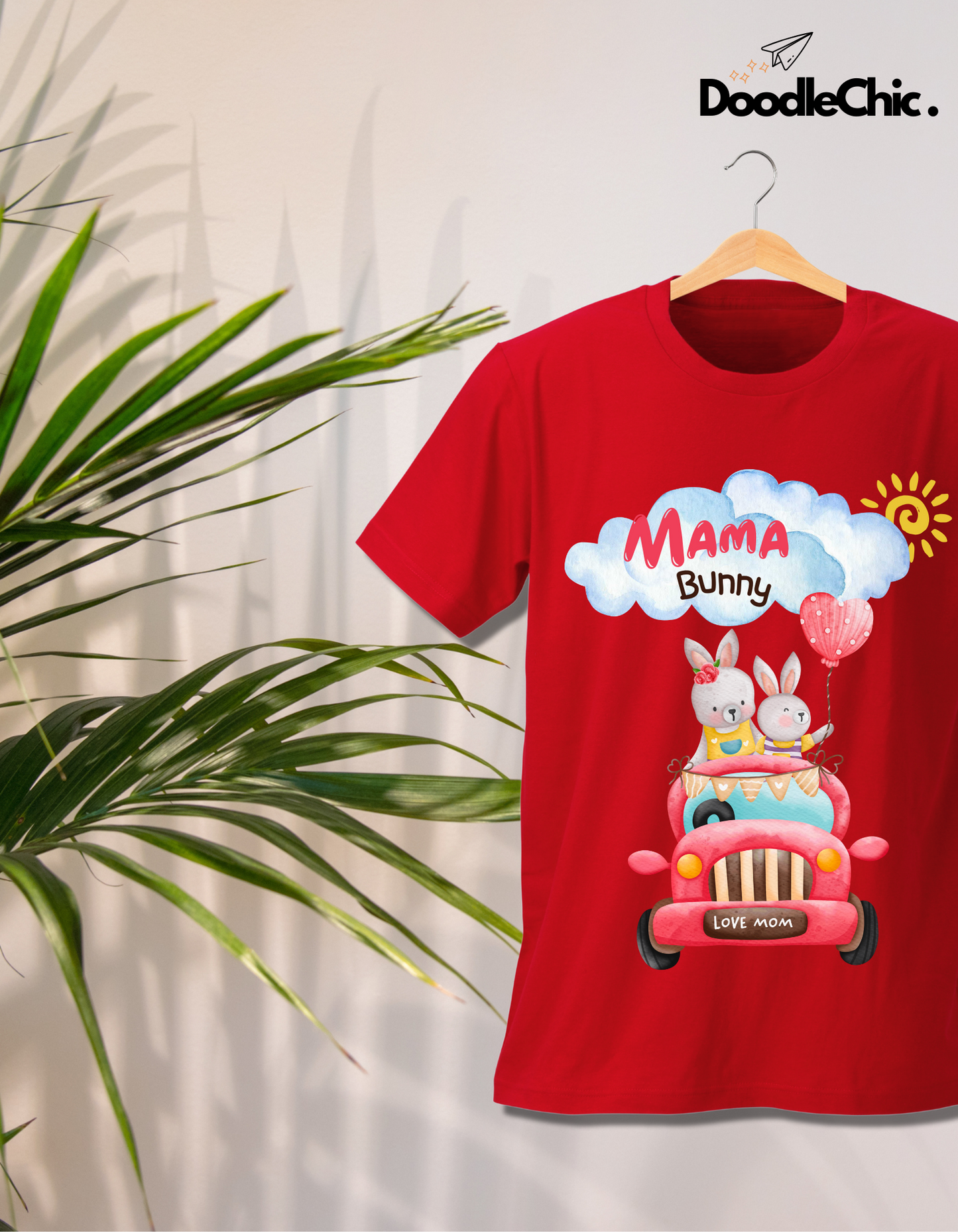 Mama Bunny Love - Red