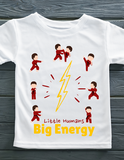 Little Humans Big Energy - White