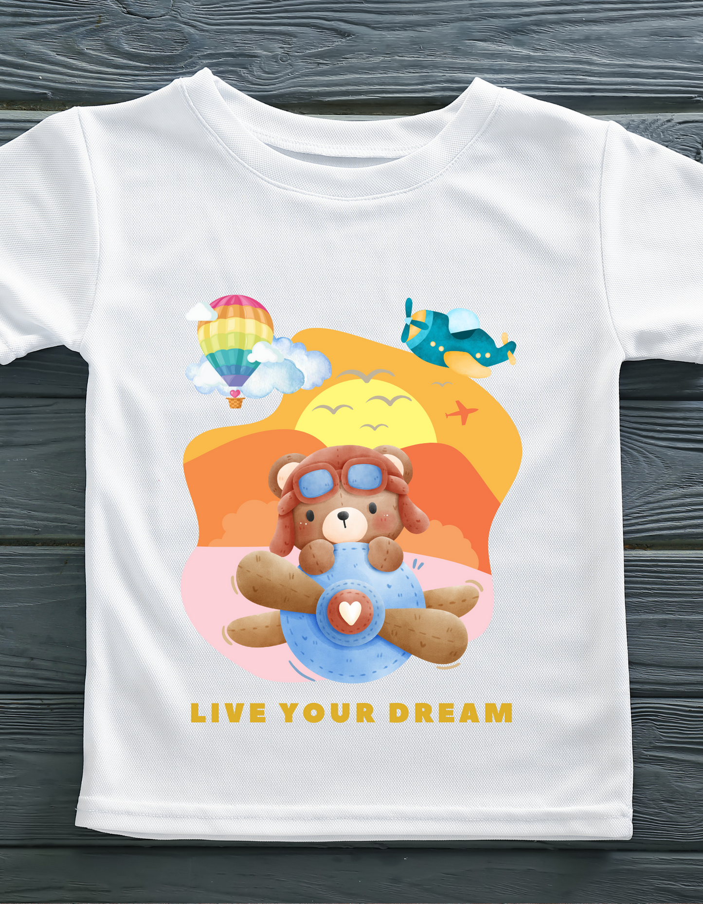 Live Your Dream - White
