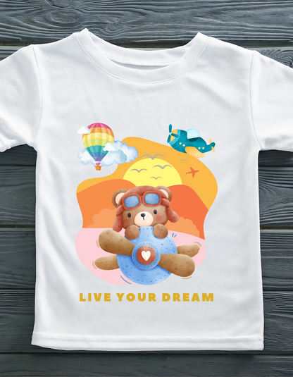 Live Your Dream - White