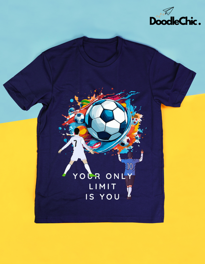 Soccer - Your Only Limit is You - Navy Blue