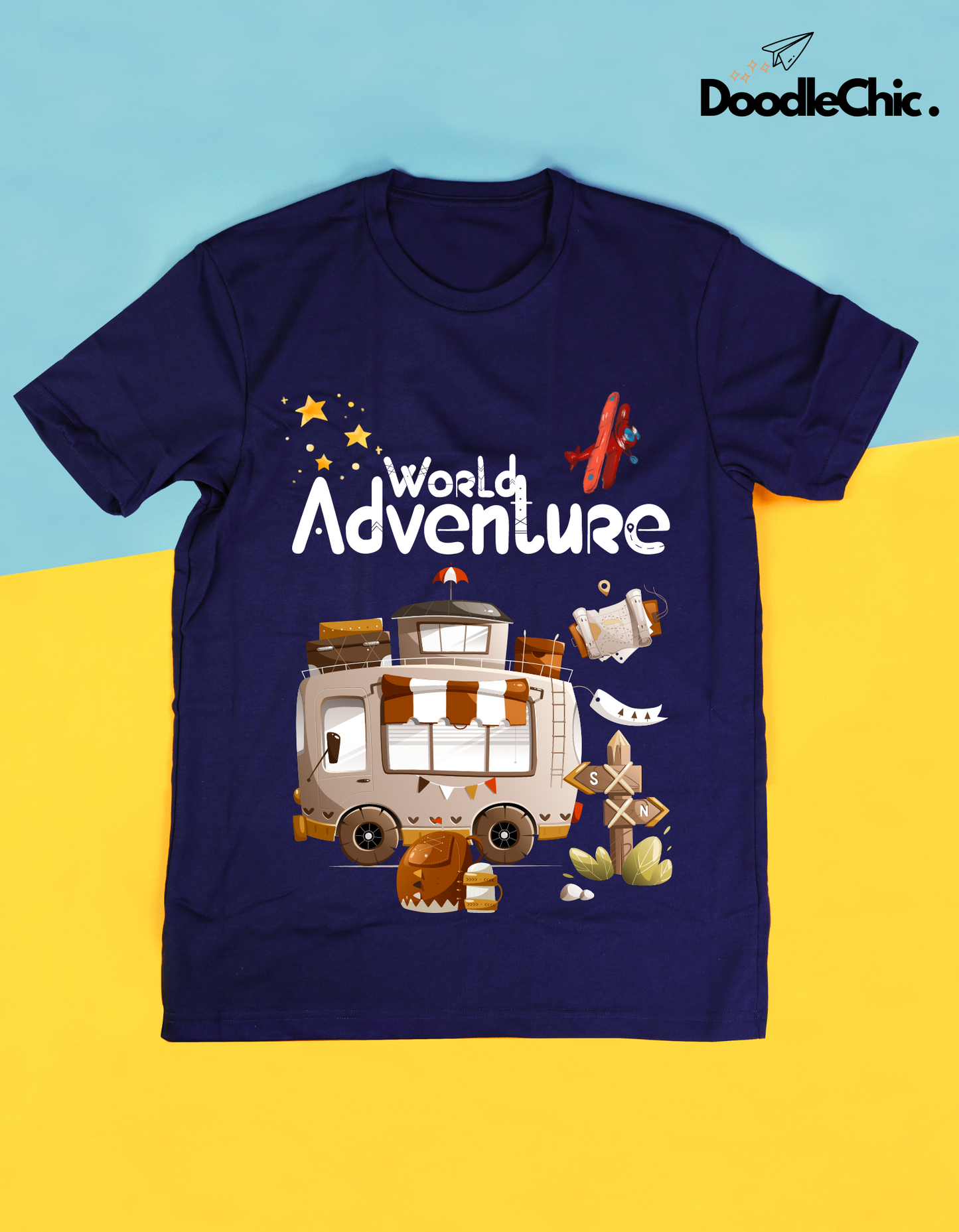 World Adventure - Navy Blue