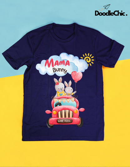 Mama Bunny Love - Navy Blue
