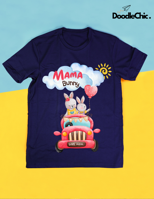 Mama Bunny Love - Navy Blue