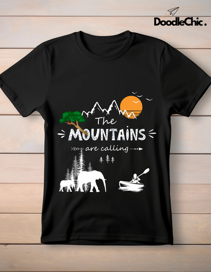 Mountains are Calling - Black