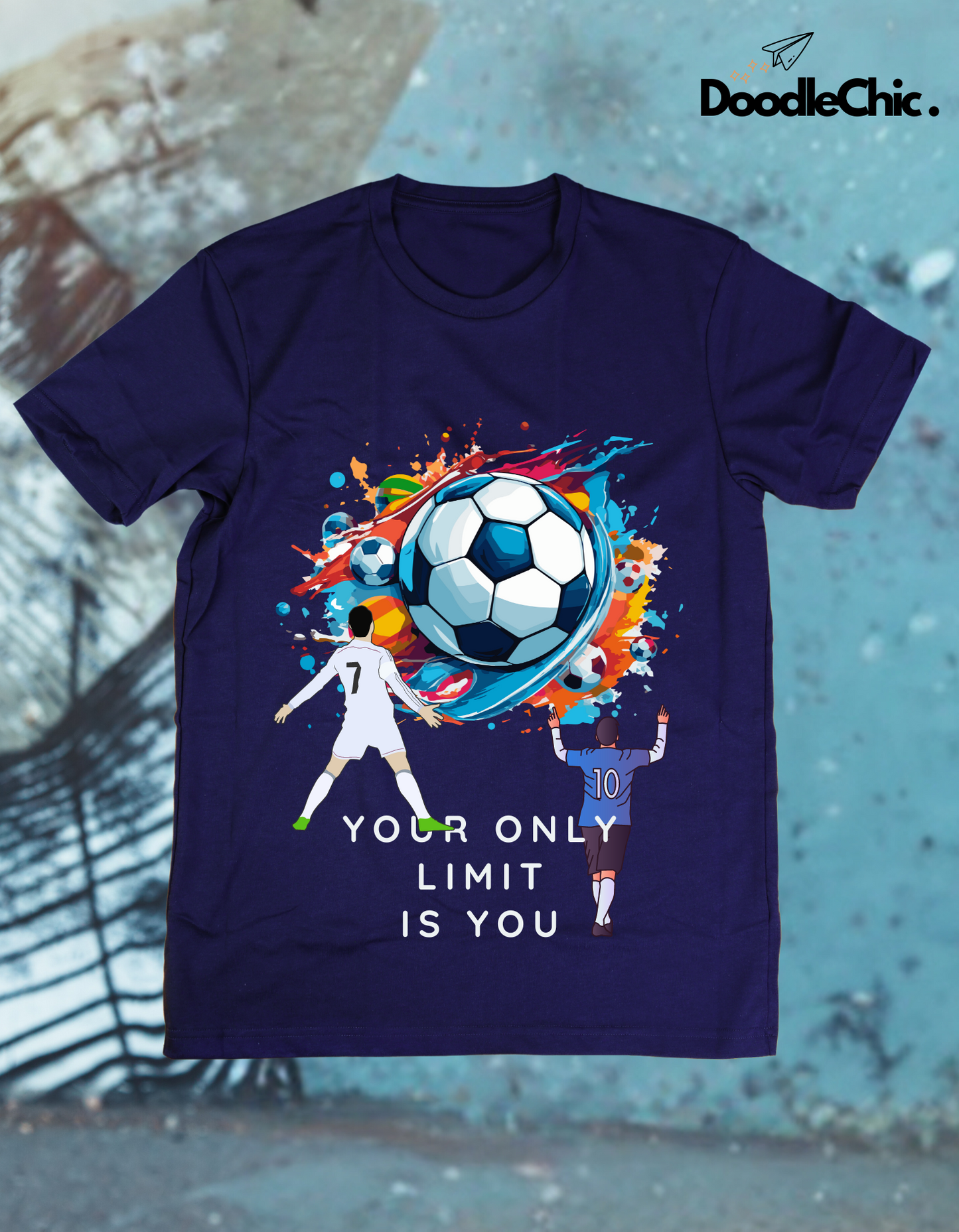 Soccer - Your Only Limit is You - Navy Blue