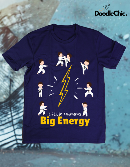 Little Humans Big Energy - Navy Blue