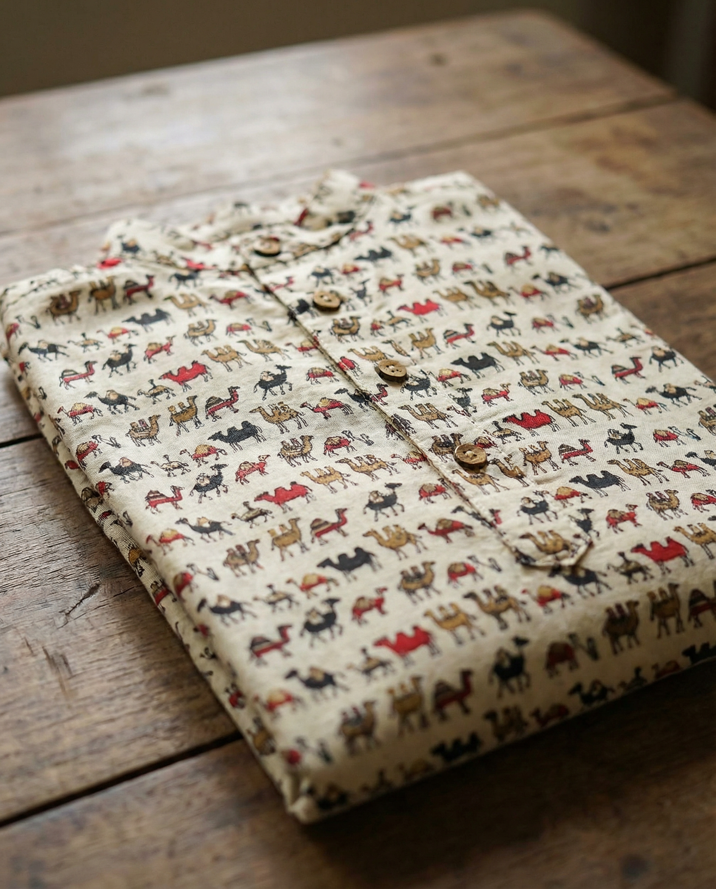 अBIR Camel Caravan Kurta for Boys