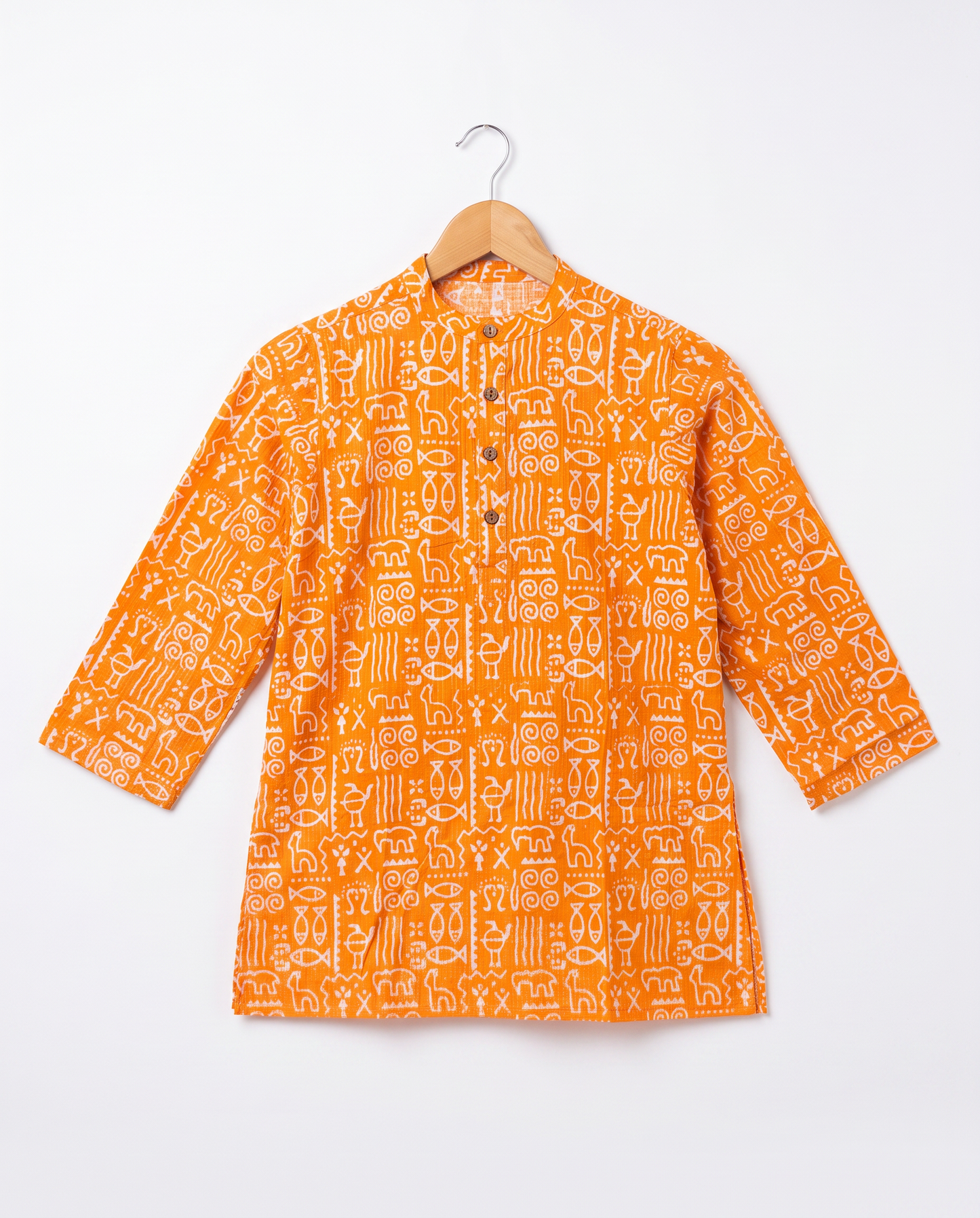 अBIR Kesariya Kahani Long Kurta for Boys