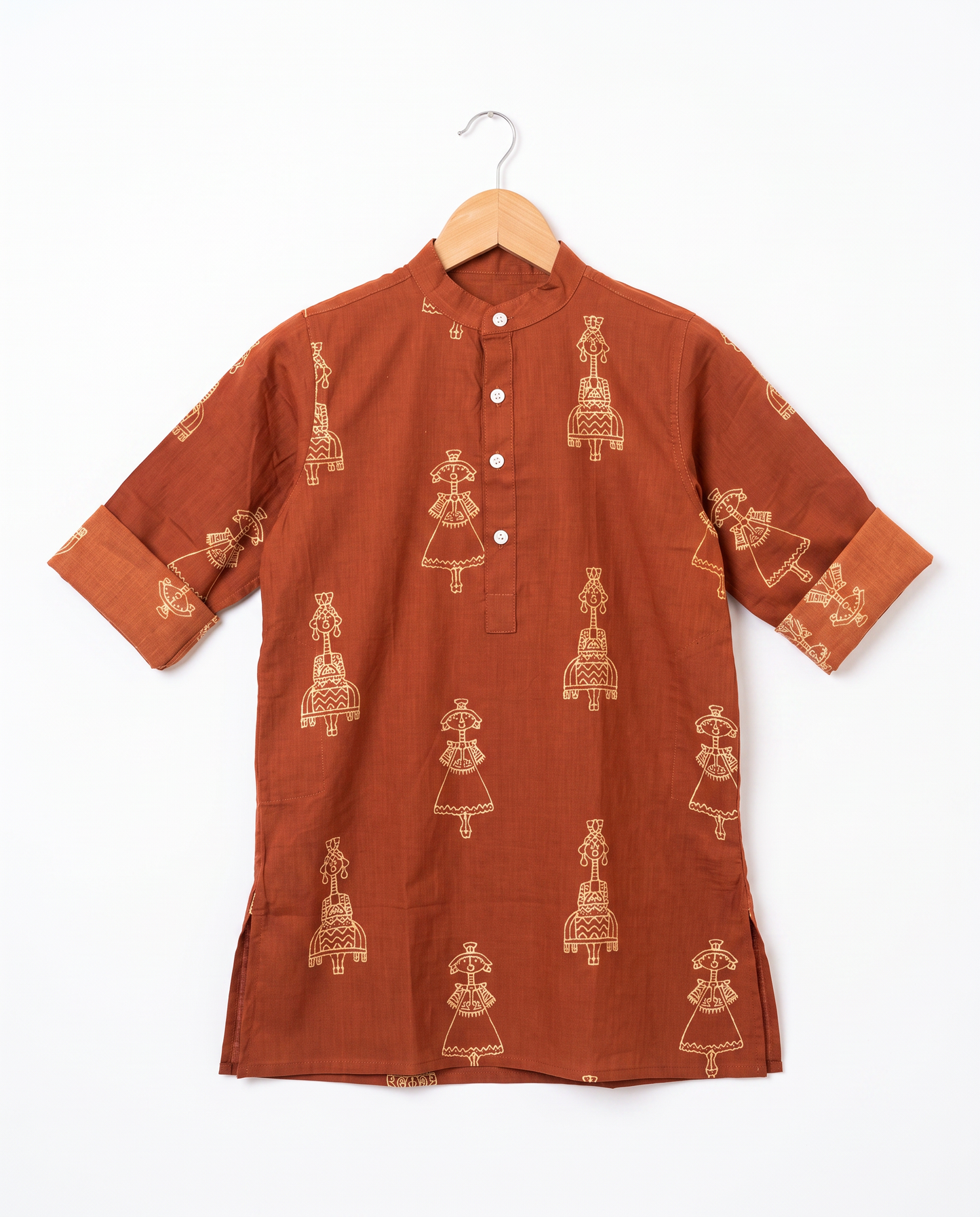 अBIR Maati Kahani Long Kurta for Boys