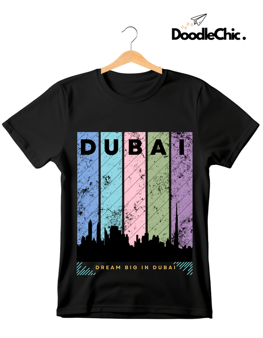 Dubai Kids Organic Cotton T-shirt Black from DoodleChic