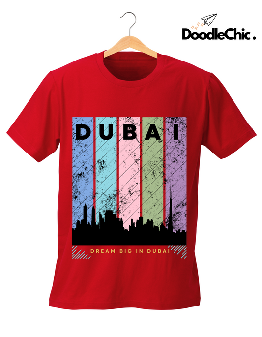 Dubai Kids Organic Cotton T-shirt Red from DoodleChic