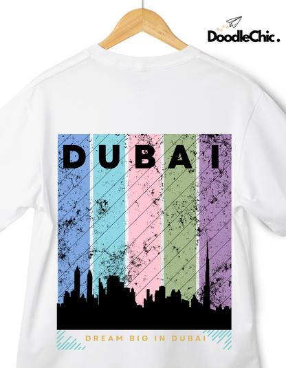 Dubai Kids Organic Cotton T-shirt White from DoodleChic