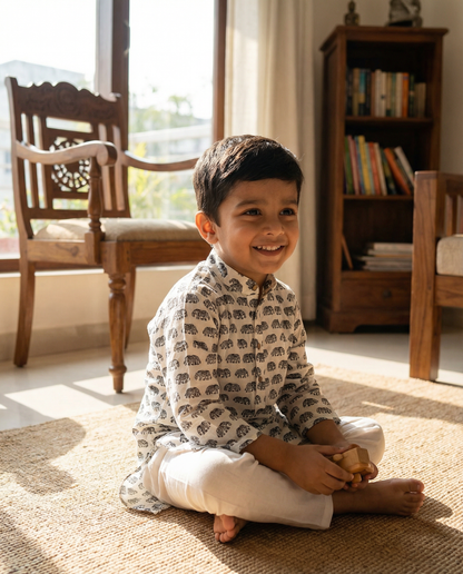 अBIR Gajraaj Parade Kurta for Boys