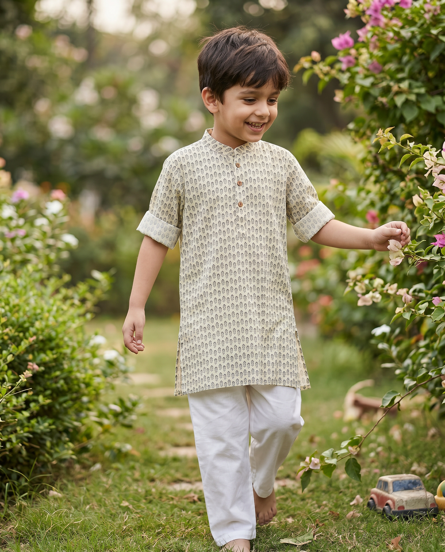 अBIR Hariyali Grove Kurta for Boys