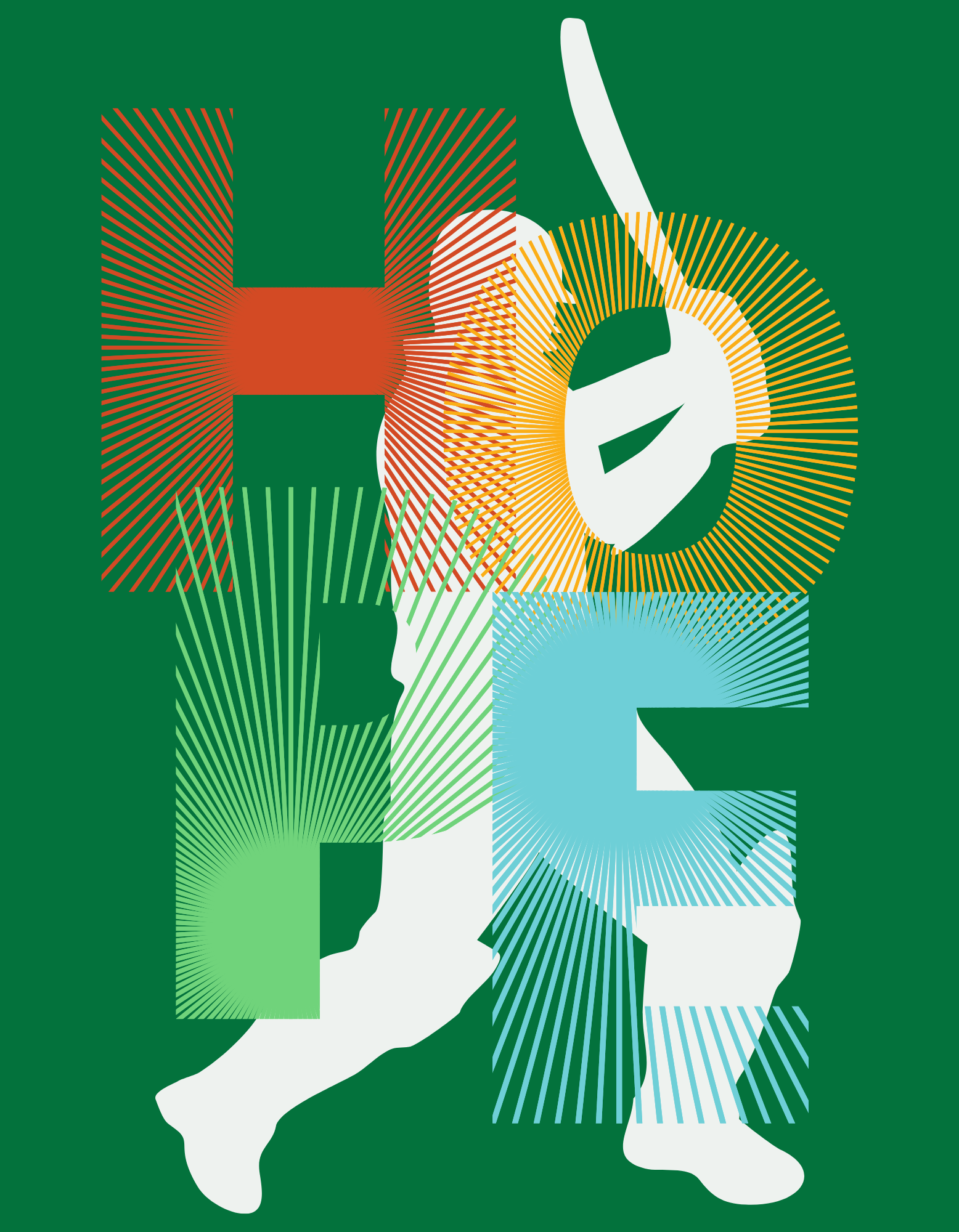 Hope Cricket Kids Organic Cotton T-shirt Green from DoodleChic