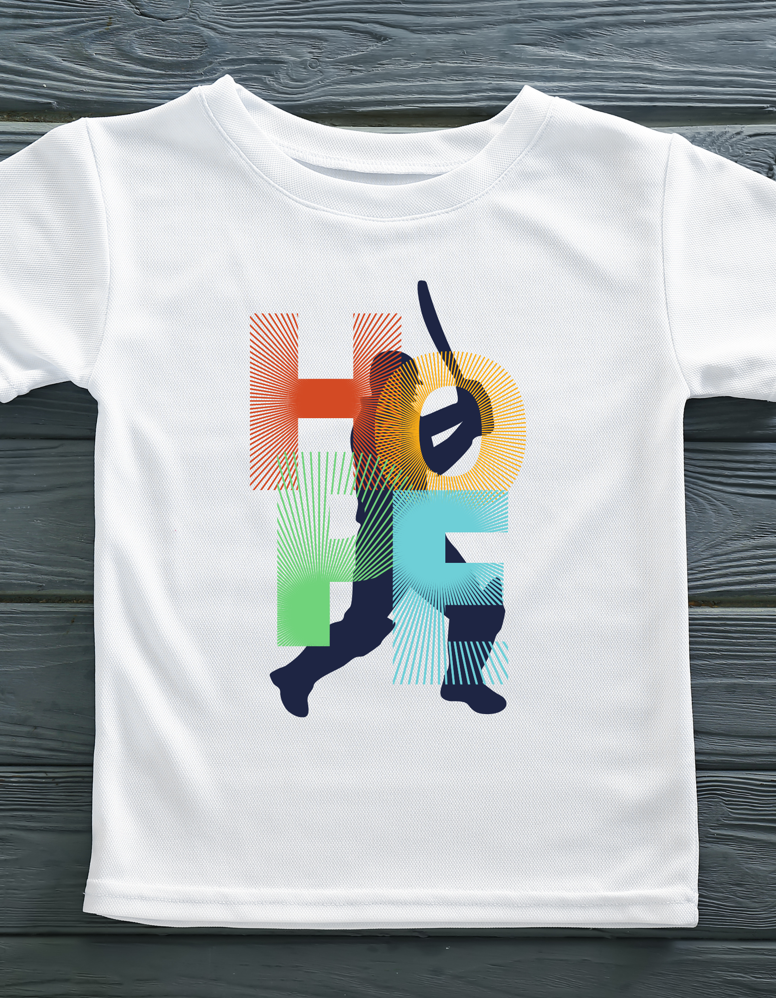 Hope Cricket Kids Organic Cotton T-shirt White from DoodleChic
