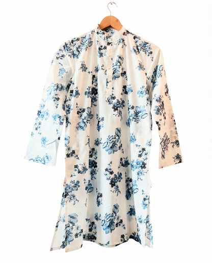 अBIR Neel Phool Kurta for Boys