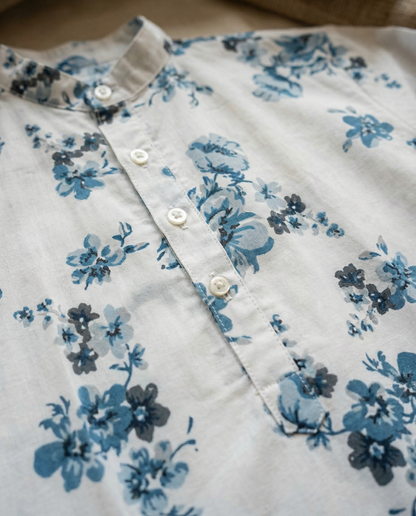 अBIR Neel Phool Kurta for Boys