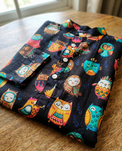 अBIR Udaan Owls Kurta for Boys